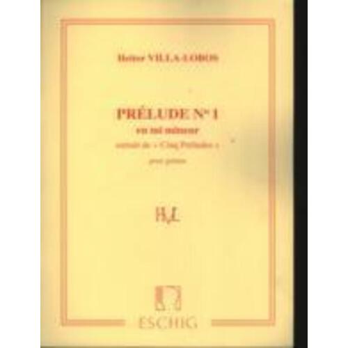 Villa-Lobos - Prelude No 1 Guitar (Softcover Book)