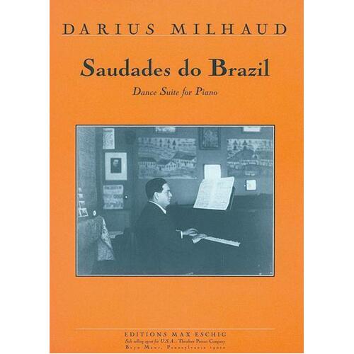 Milhaud - Saudades Do Brazil Op 67 Dance Suite Piano Book