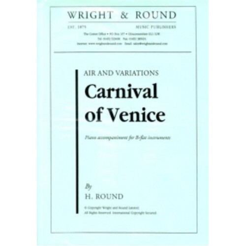 Round - Carnival Of Venice B Flat Instuments/Piano