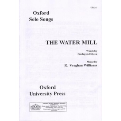 Vaughan Williams - Water Mill Low Voice In C (Archive)