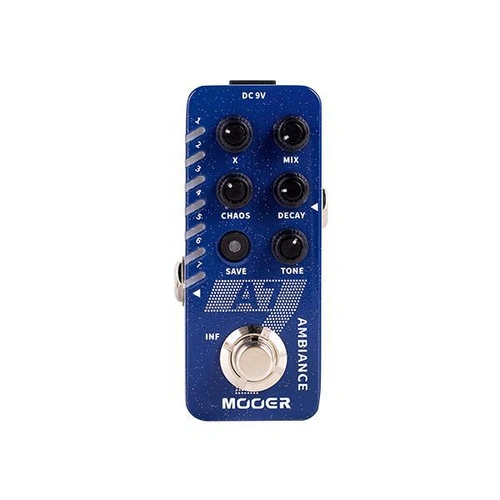 Mooer A7 Ambient Reverb Micro Guitar Effects Pedal with 7 Reverb Effects