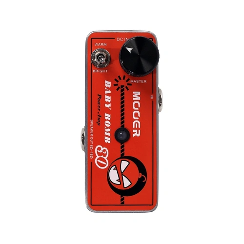 Mooer Baby Bomb 30 Digital 30W Micro Power Amp for Guitar Cabinets, 8-16 Ohm Impedance, Master Volume Control, Warm/Bright Presence Switch