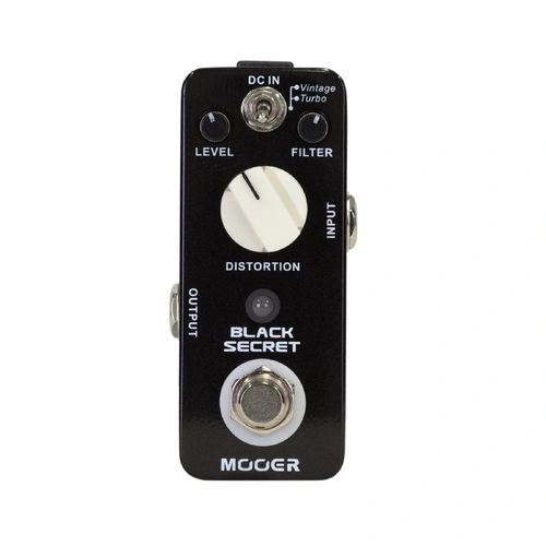Mooer Black Secret Vintage & Turbo Distortion Micro Guitar Effects Pedal
