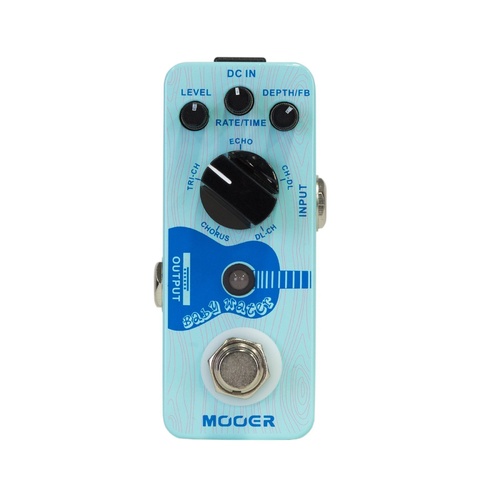Mooer Baby Water Acoustic Chorus & Delay Micro Guitar Effects Pedal