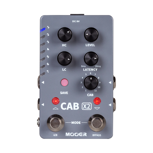 Mooer Cab X2 Dual Footswitch Cabinet Simulator Guitar Effects Pedal