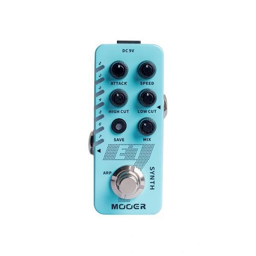 Mooer E7 Polyphonic Synth Micro Guitar Effects Pedal with 7 Synth Tones and Individual Arpeggiator
