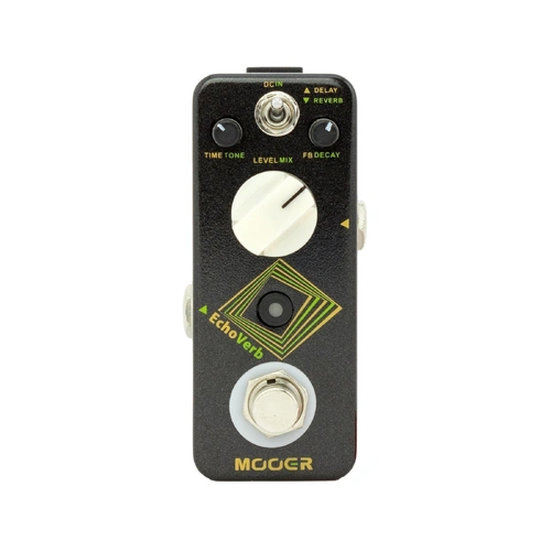 Mooer EchoVerb Digital Delay & Reverb Micro Guitar Effects Pedal with Tap Tempo