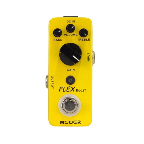 Mooer Flex Boost Wide Range Boost Micro Guitar Effects Pedal