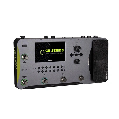Mooer GE1000 Multi Effects Pedal with AI Auto Equalizer, Cloud Support, 255 Presets, Touchscreen, Drum Machine, Looper, MIDI and USB-C Functionality