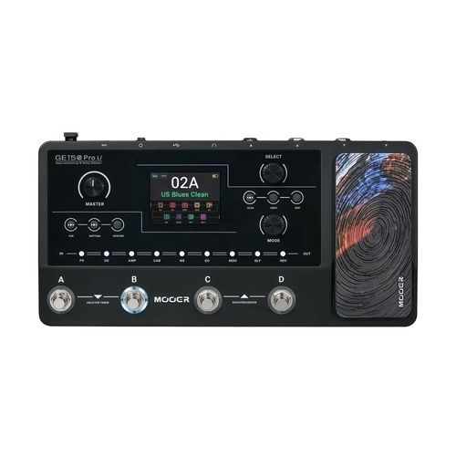 Mooer GE-150 Plus Li Guitar Multi-Effects Processor with Battery - 198 Presets, 55 Amp Sims, Looper, Expression Pedal, USB Type-C, Drum Machine