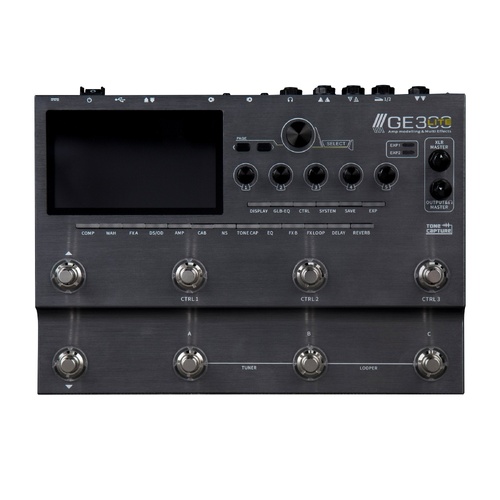 Mooer GE-300 LITE Multi-Effects Processor with 108 Amp Models, 164 Effects, and Tone Capture Feature