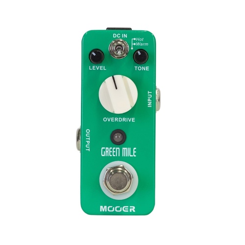 Mooer Green Mile Dual Overdrive Micro Guitar Effects Pedal