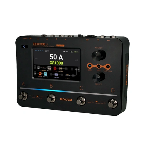 Mooer GS1000 Li Intelligent Amp Profiling Processor with 5-inch Touchscreen and Multi-Effects Features