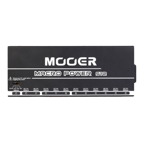 Mooer MEP-MACS12 Macro Power 12-Port Professional Effects Pedal Power Supply