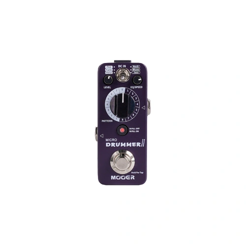 Mooer Micro Drummer MKII Mini Drum Machine Effects Pedal MEP-ML2