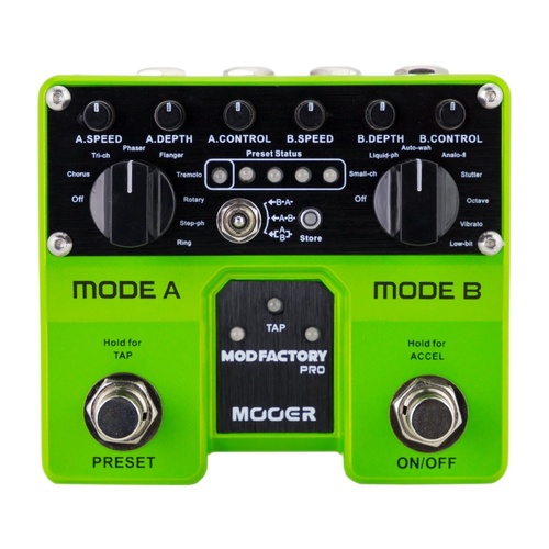 Mooer Mod Factory Pro Modulation Dual Guitar Effects Pedal