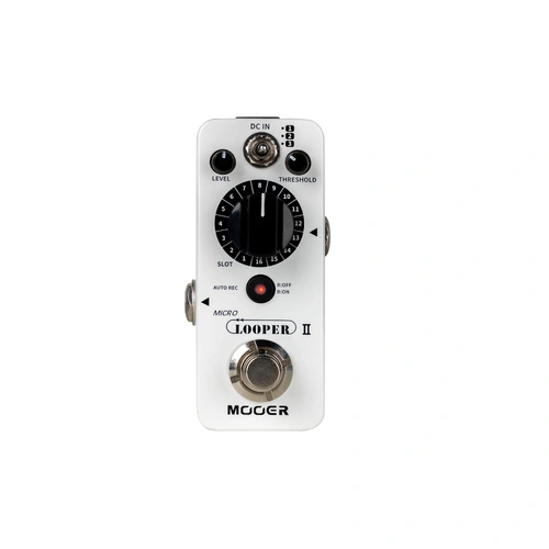 Mooer Micro Looper MKII Loop Recording Guitar Effects Pedal with 480 Minutes Recording Time and Auto Record Function