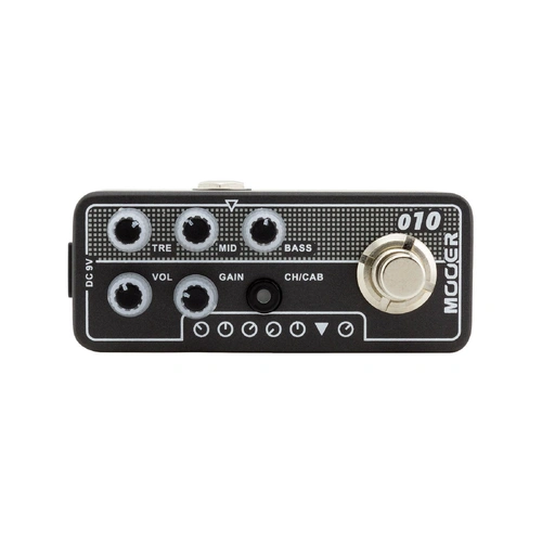 Mooer Two Stones 010 Digital Micro Preamp Guitar Effects Pedal with Dual Channel and Speaker Cabinet Simulation