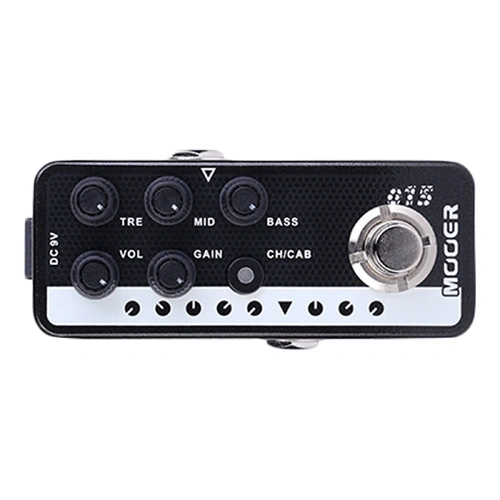Mooer Brown Sound 015 Digital Micro Preamp Guitar Effects Pedal with Dual Channels and Speaker Cabinet Simulation