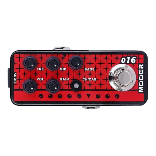 Mooer Phoenix 016 Digital Micro Preamp Guitar Effects Pedal with Dual Channels and Speaker Cabinet Simulation
