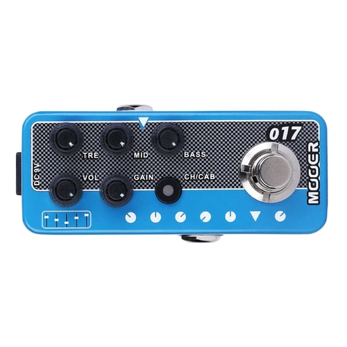 Mooer Cali-MKIV 017 Digital Micro Preamp Guitar Effects Pedal with Dual Channels and Speaker Cabinet Simulation