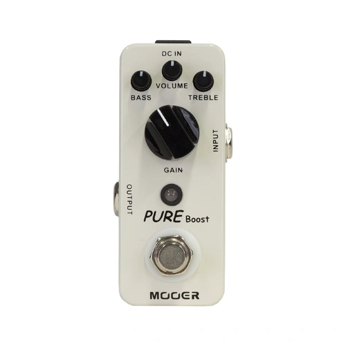 Mooer Pure Boost Micro Guitar Effects Pedal with 20dB Clean Boost and 2-Band EQ