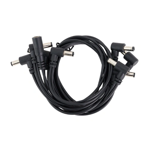 Mooer 8-Plug DC Daisy Chain Pedal Power Cable with Right-Angle Plugs