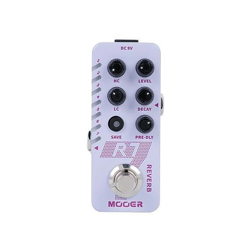 Mooer R7 Digital Reverb Micro Guitar Effects Pedal with 7 Reverb Types and Preset Slots