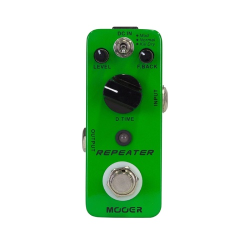 Mooer MEP-RP Repeater Digital Delay Effects Pedal with 3 Modes, True Bypass, Rugged Metal Casing, 25ms to 1000ms Delay Time