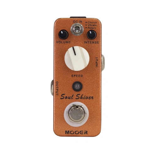 Mooer Soul Shiver Chorus, Vibrato & Rotary Micro Effects Pedal MEP-SS