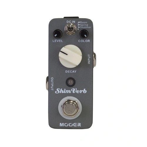 Mooer ShimVerb Reverb Micro Guitar Effects Pedal with 3 Reverb Modes