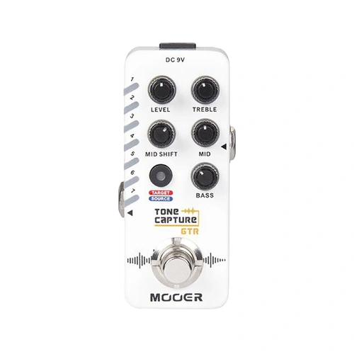Mooer Tone Capture GTR EQ Sampler Micro Guitar Effects Pedal with 7 Presets and Firmware Upgradeable via USB