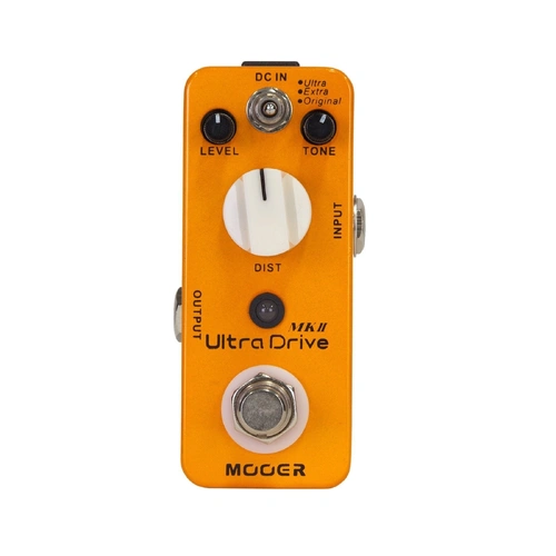 Mooer Ultra Drive MKII Distortion Effects Pedal with Mode Switch and True Bypass