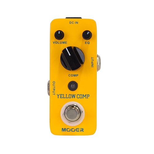 Mooer Micro Series Yellow Comp Compression Effects Pedal