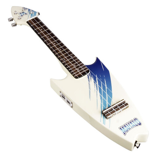 MAHALO Solidbody Electric Surf Surfboard  Ukulele - Aquila Strings & Bag