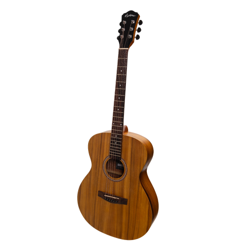 Martinez MF-25KP-NST Acoustic-Electric Small Body Guitar Koa Natural 6-String