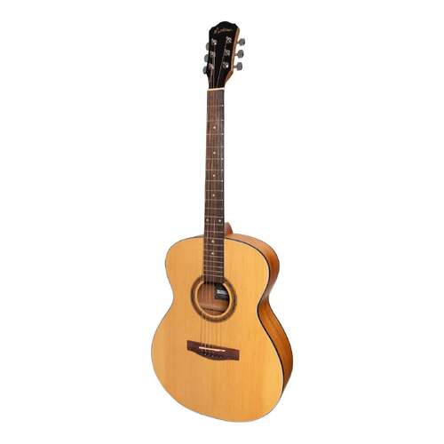 Martinez MF-41 Series Folk Size Acoustic Guitar - Spruce/Mahogany, Small Body, Right Handed, 6 Strings, Natural Finish