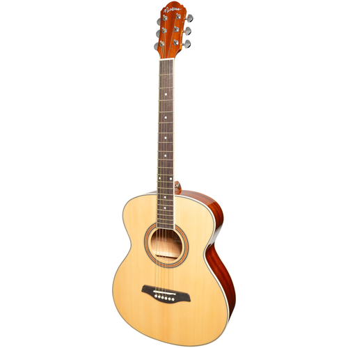 Martinez MF-41 Folk Size Acoustic-Electric Guitar Natural Finish