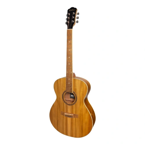 Martinez MF-41 Folk Size Acoustic Guitar with Built-in Tuner (Jati-Teakwood)