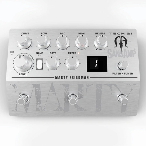 Tech 21 Marty Friedman Signature SansAmp MF1 Pedal