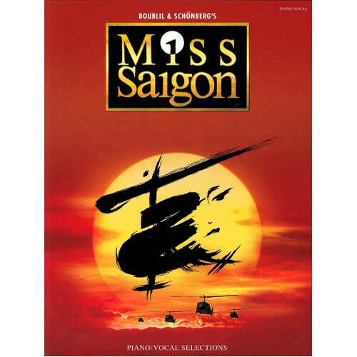 Miss Saigon Piano Vocal Selections (Softcover Book)