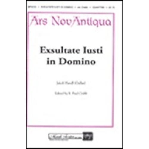 Exsultate Iusti In Domino Ana SATB Div Capella Book