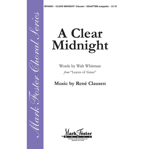 Clear Midnight SATB Book