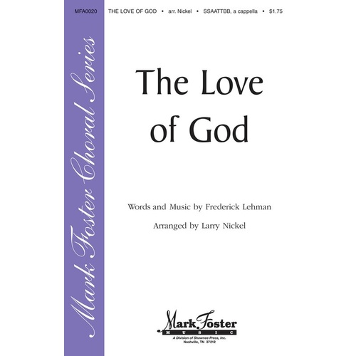 The Love Of God SSAATTBB Book