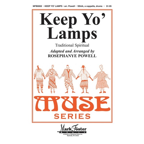 Keep Yo Lamps SSAa A Cappella Book
