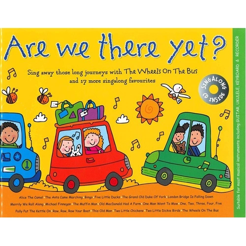 Are We There Yet? Book/CD with Stickers