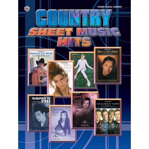 Country Sheet Music Hits PVG