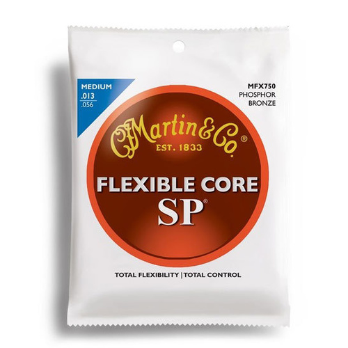 Martin SP Flexible Core 92-8 Phosphor Bronze Medium Guitar String Set (13-56)