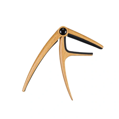 Martinez Deluxe Acoustic Guitar Capo MGC-AG (Maple) - Ergonomic Trigger Grip Design