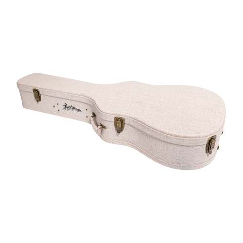 Martinez Deluxe Dreadnought Acoustic Hard Case (Ivory)